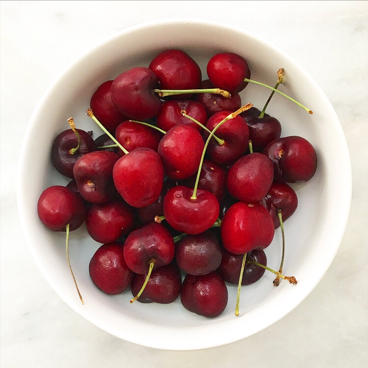 Sweet Cherry Rhubarb Galette