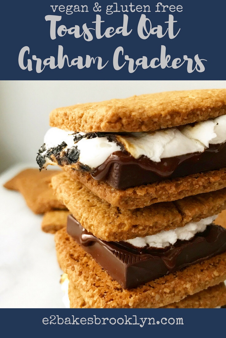 Toasted Oat Graham Crackers {Vegan & Gluten-Free}