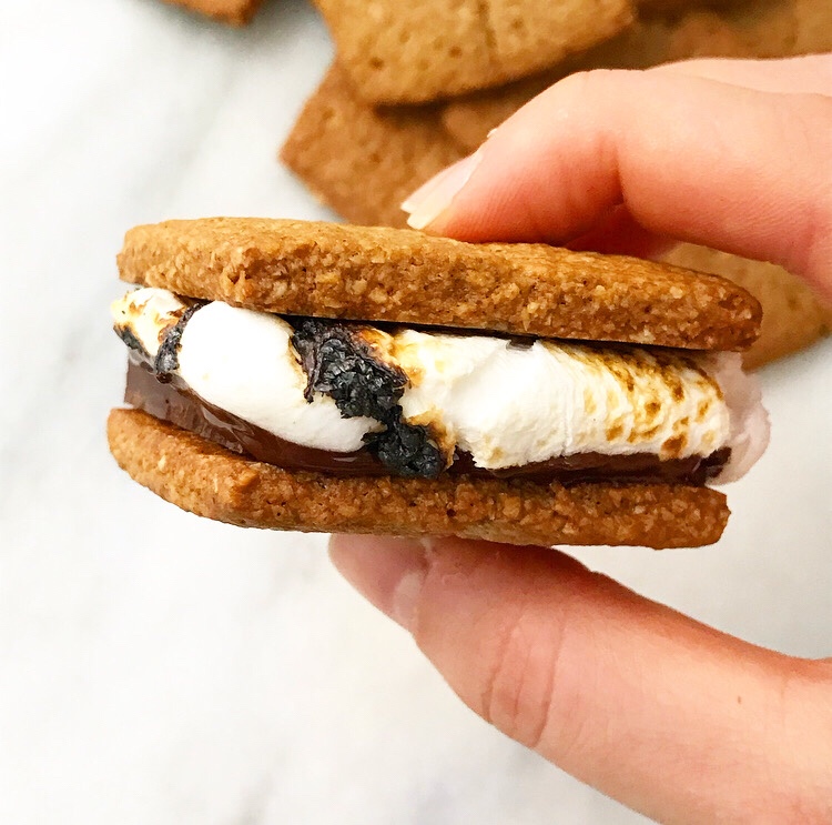 Toasted Oat Graham Crackers {Vegan & Gluten-Free}