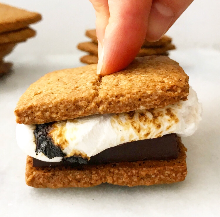 Toasted Oat Graham Crackers {Vegan & Gluten-Free}