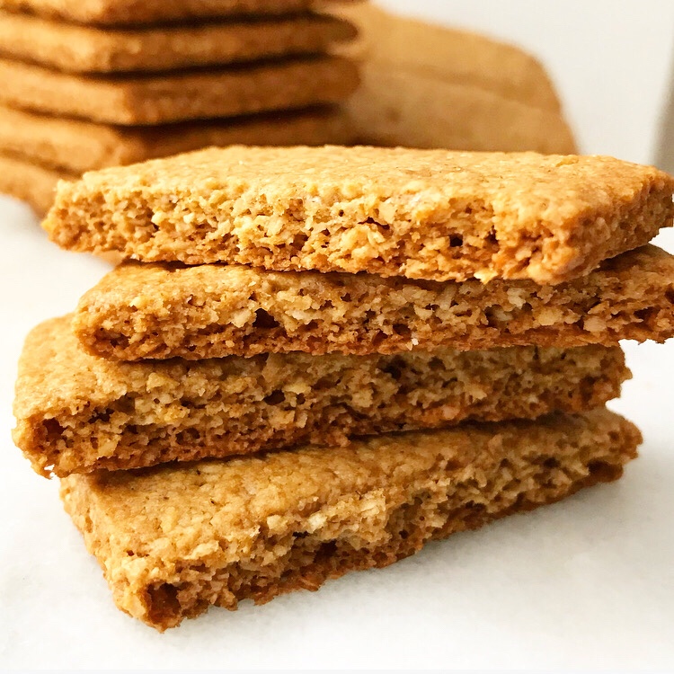 Toasted Oat Graham Crackers {Vegan & Gluten-Free}