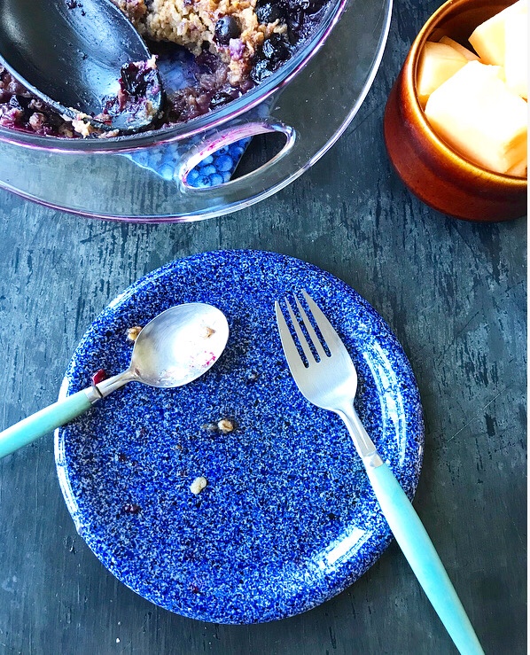 Blueberry Baked Oatmeal {Vegan & Gluten-Free}