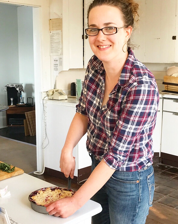 Blackberry Shortbread Wedges