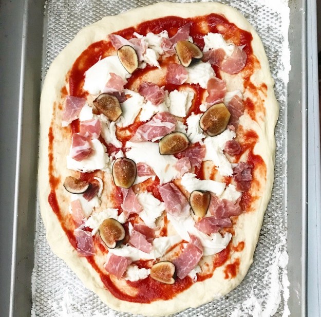 Prosciutto, Fig & Arugula Pizza