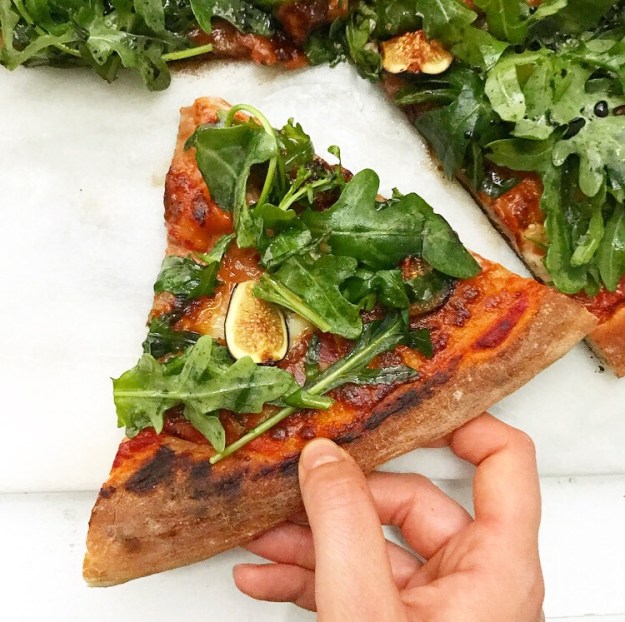 Prosciutto, Fig & Arugula Pizza