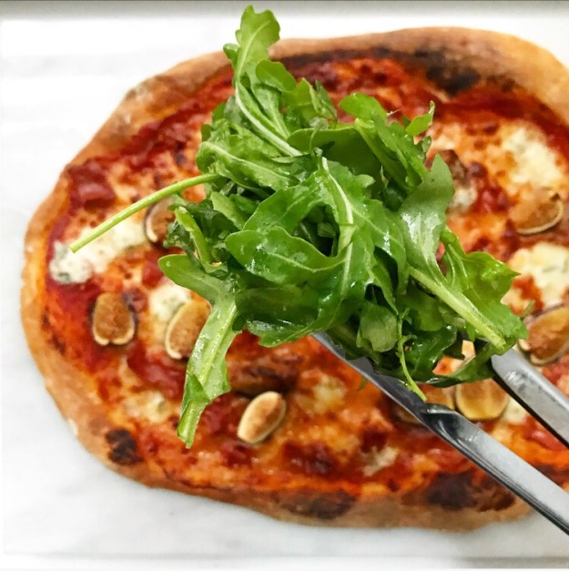 Prosciutto, Fig & Arugula Pizza
