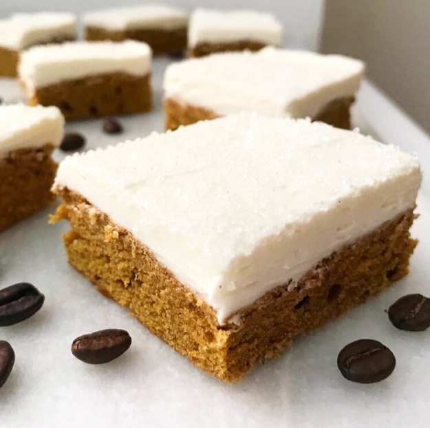 Pumpkin Spice Latte Cookie Squares