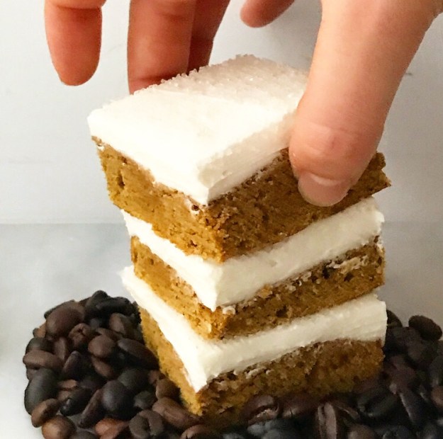 Pumpkin Spice Latte Cookie Squares