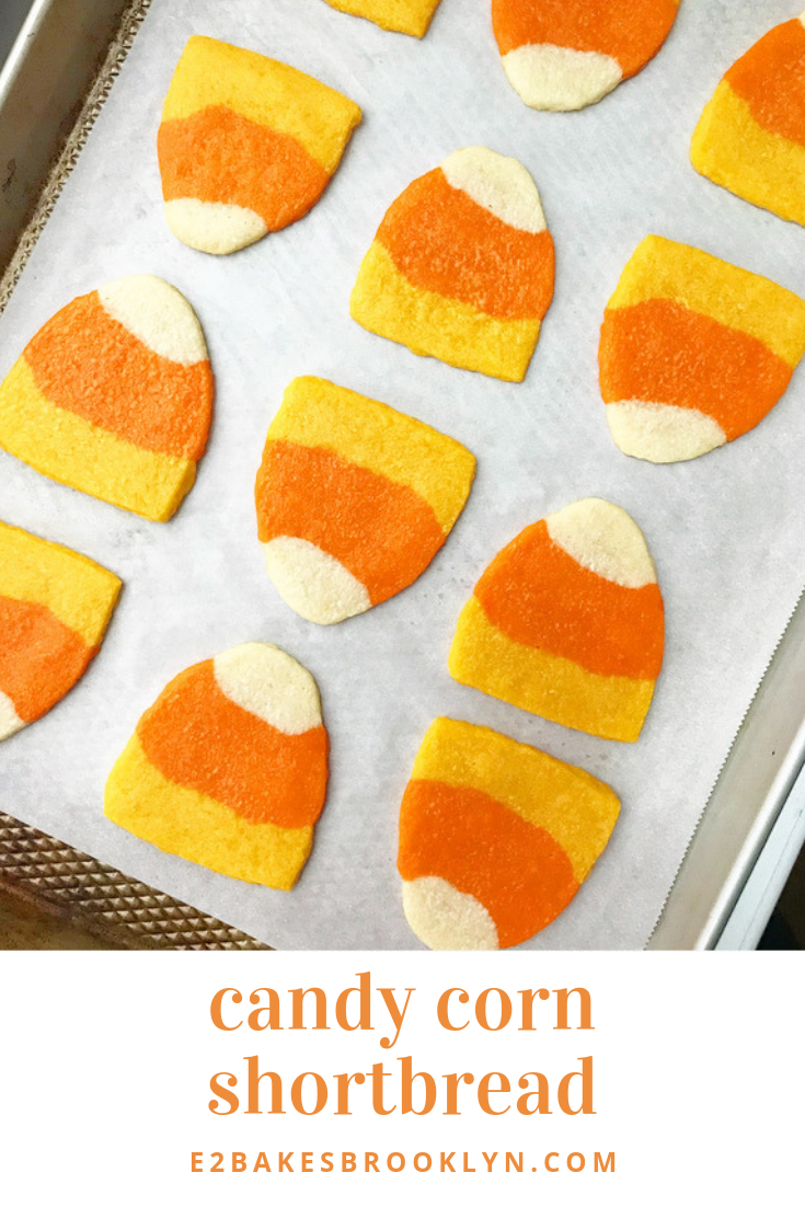 Candy Corn Shortbread