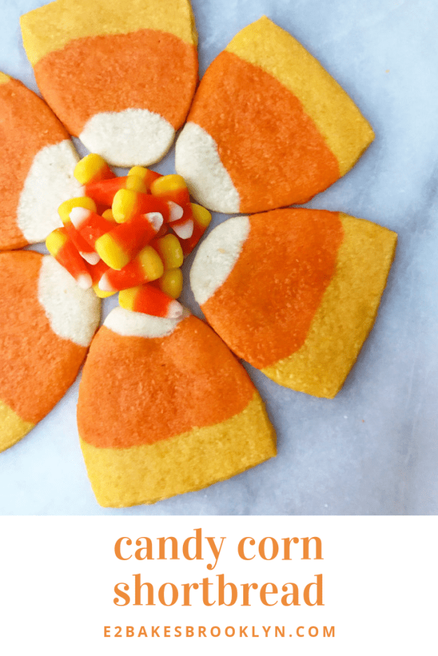 Candy Corn Shortbread