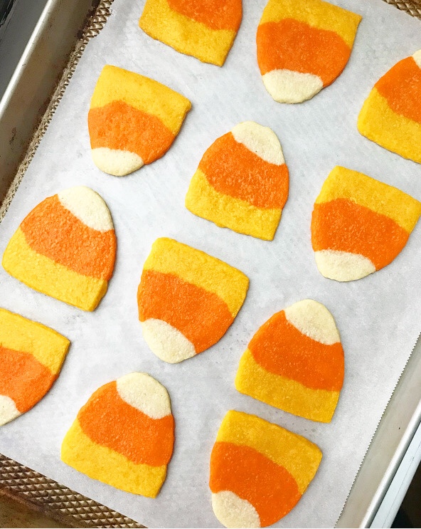 Candy Corn Shortbread