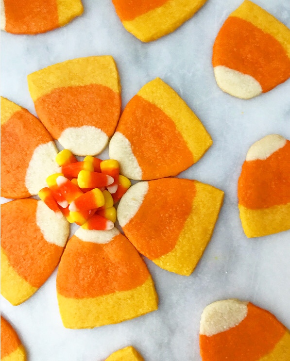 Candy Corn Shortbread