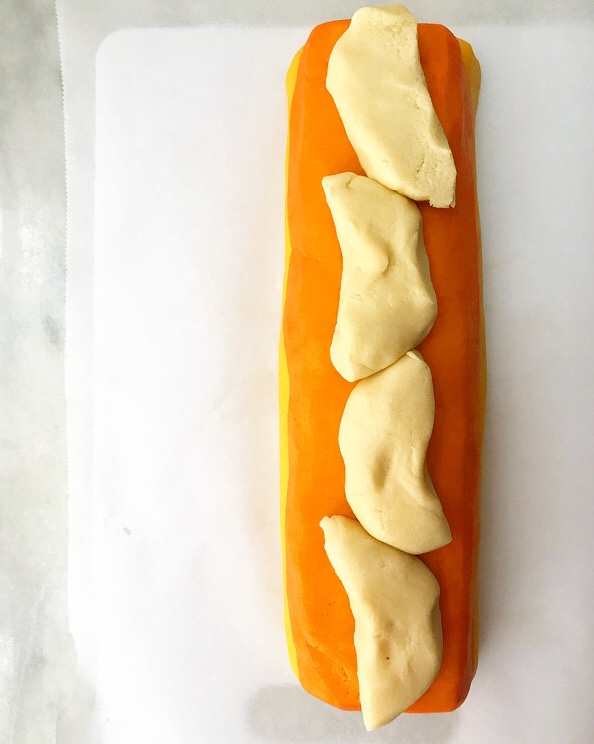 Candy Corn Shortbread