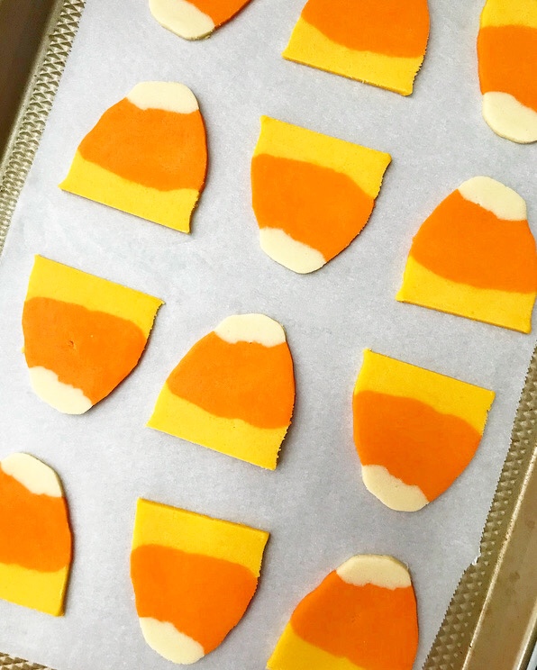 Candy Corn Shortbread