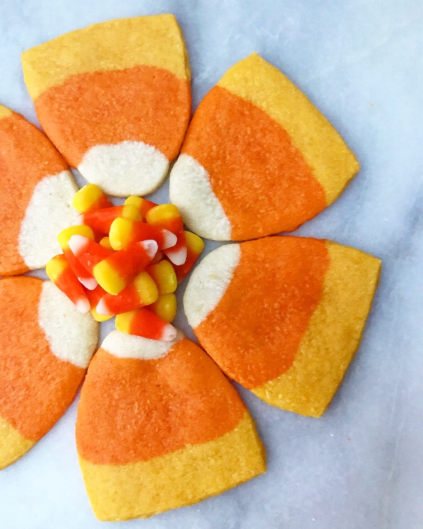 Candy Corn Shortbread