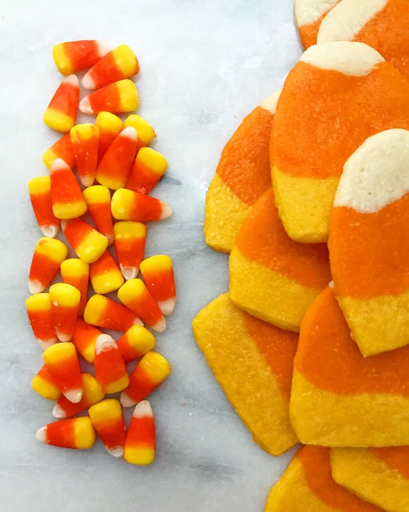Candy Corn Shortbread