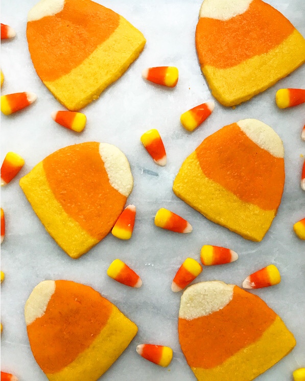 Candy Corn Shortbread