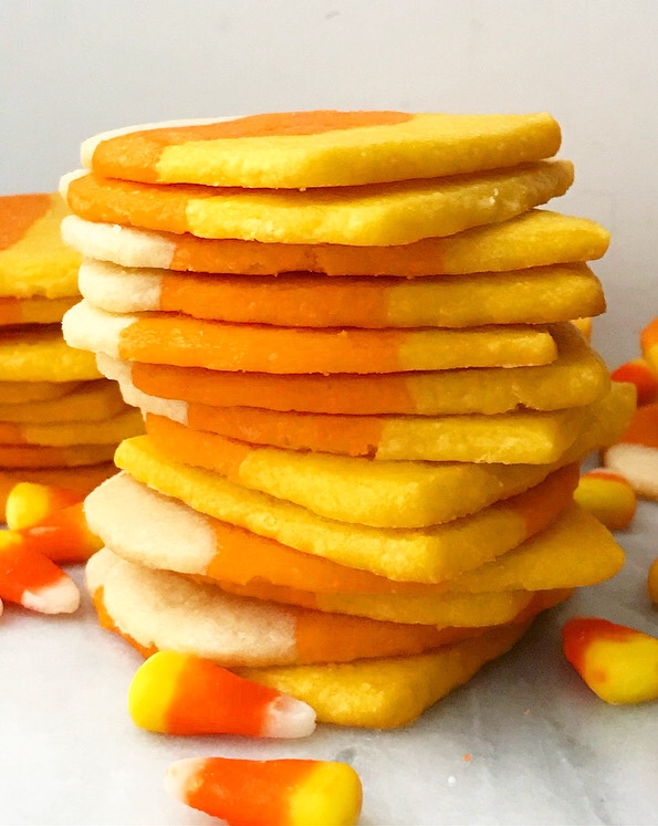 Candy Corn Shortbread