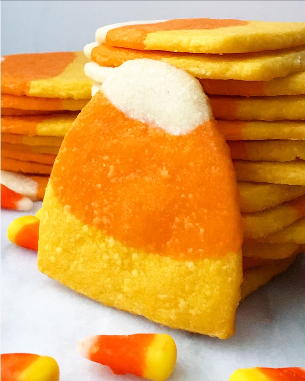Candy Corn Shortbread