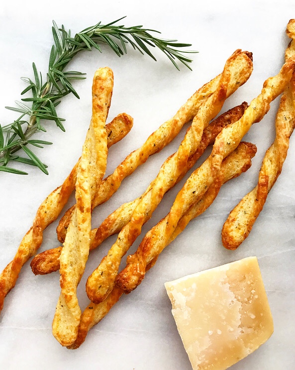 Rosemary-Parmesan Cheese Straws