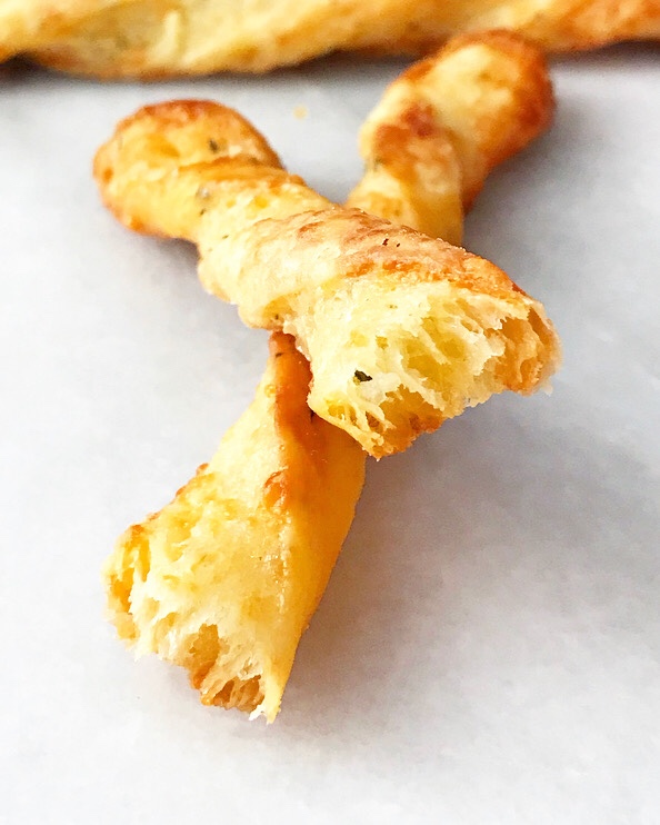 Rosemary-Parmesan Cheese Straws