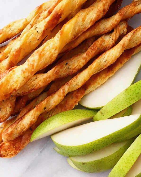 Rosemary-Parmesan Cheese Straws