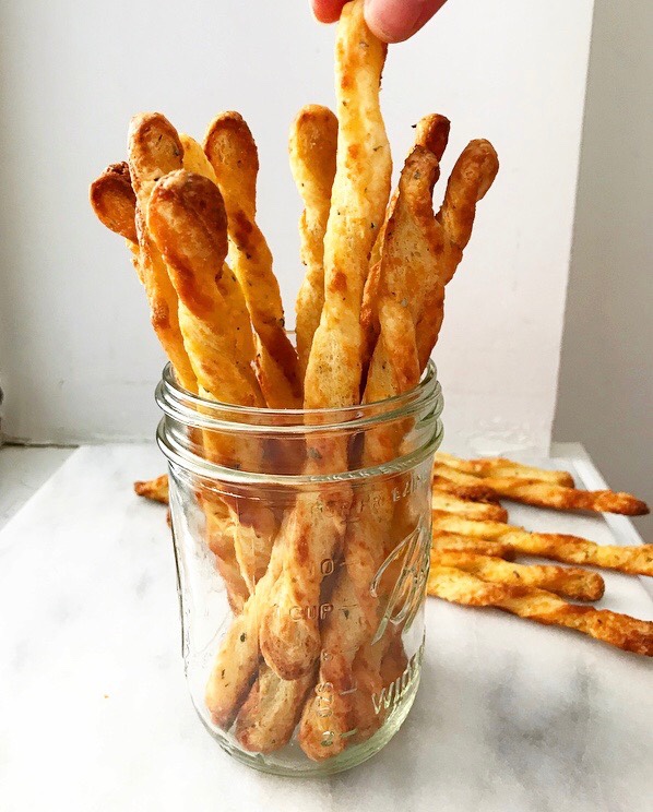 Rosemary-Parmesan Cheese Straws