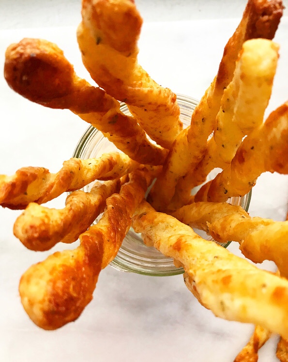 Rosemary-Parmesan Cheese Straws