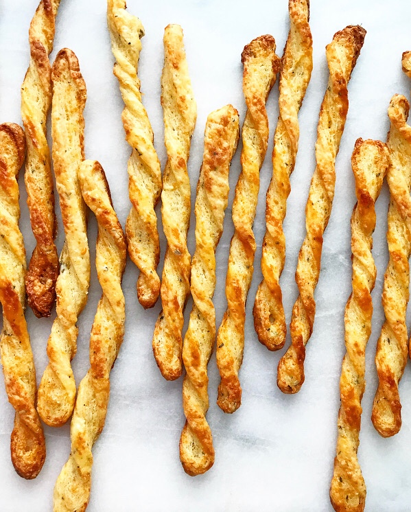Rosemary-Parmesan Cheese Straws