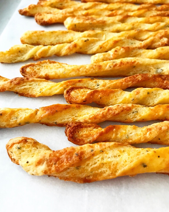 Rosemary-Parmesan Cheese Straws
