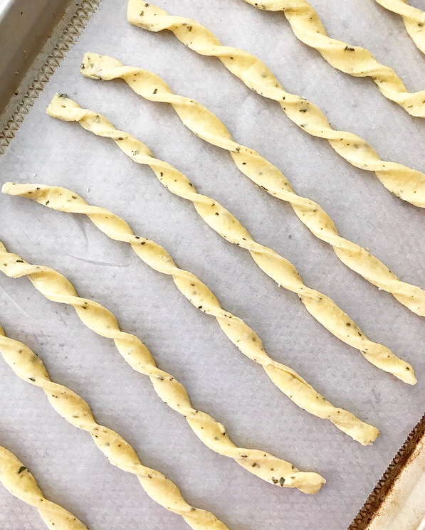 Rosemary-Parmesan Cheese Straws