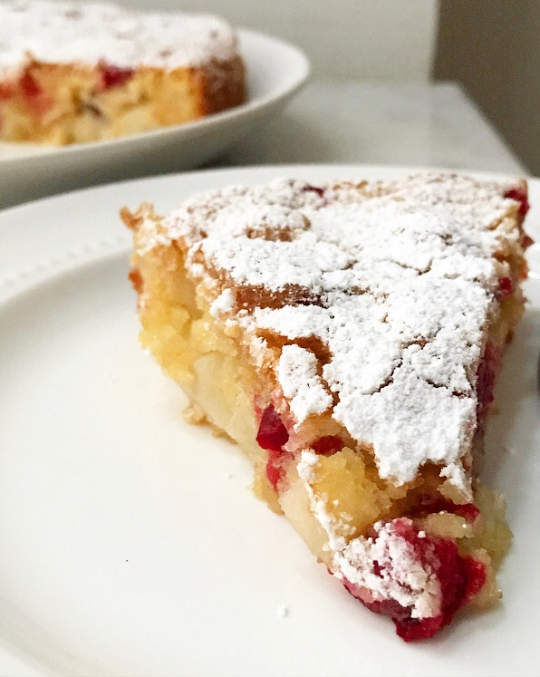 Pear & Cranberry Torte