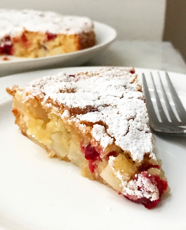 Pear & Cranberry Torte