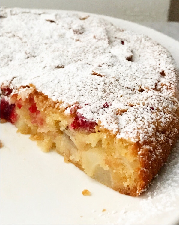 Pear & Cranberry Torte
