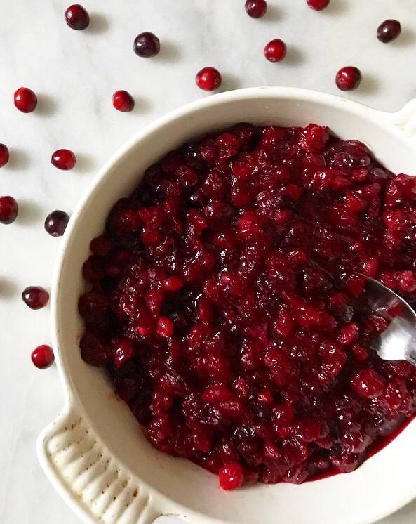 Apple Cider Cranberry Sauce