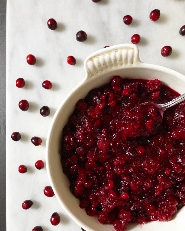 Apple Cider Cranberry Sauce