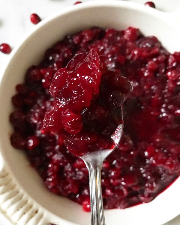 Apple Cider Cranberry Sauce