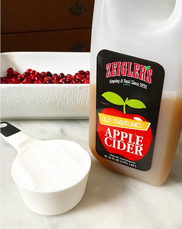 Apple Cider Cranberry Sauce