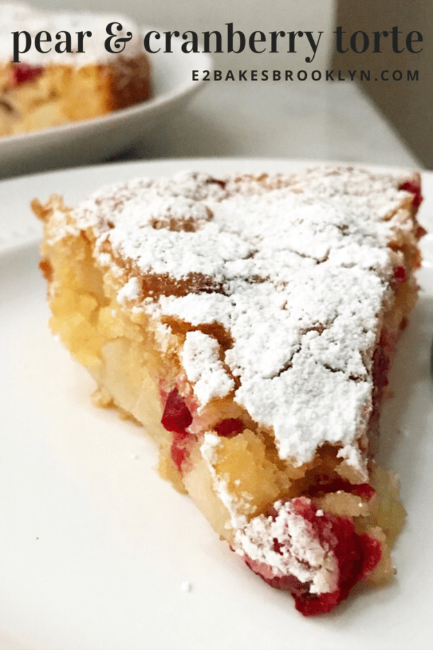 Pear & Cranberry Torte