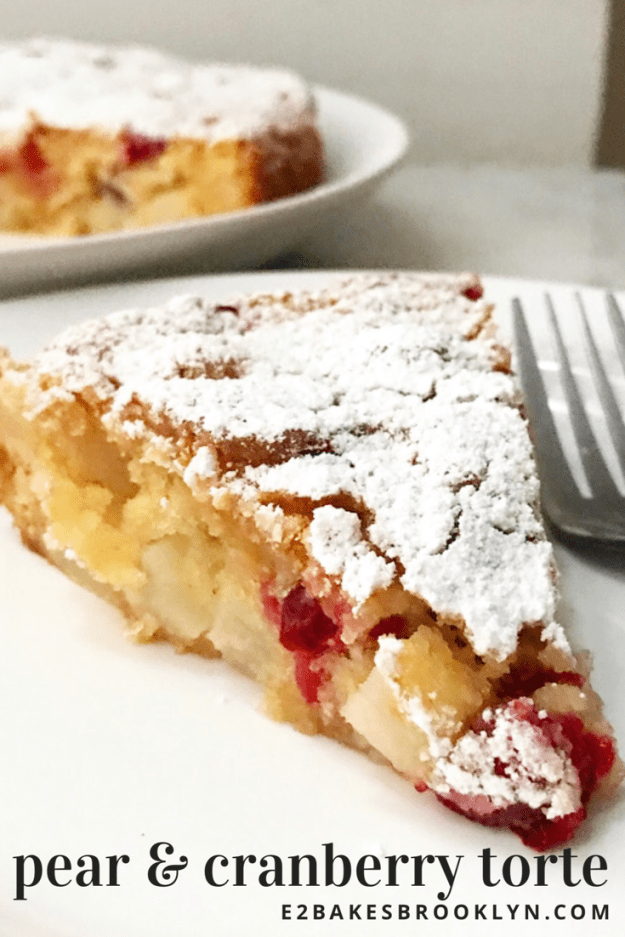 Pear & Cranberry Torte