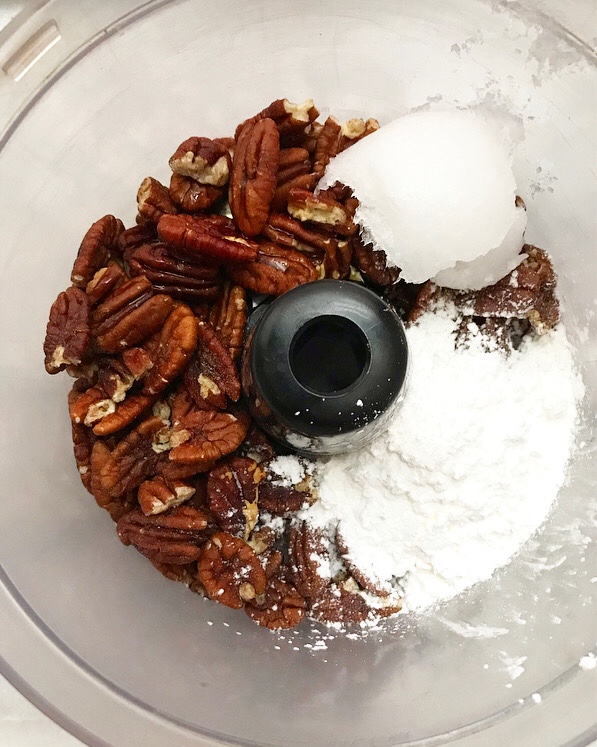 Pumpkin Pie with Toasted Pecan Crust {Vegan, Gluten-Free}