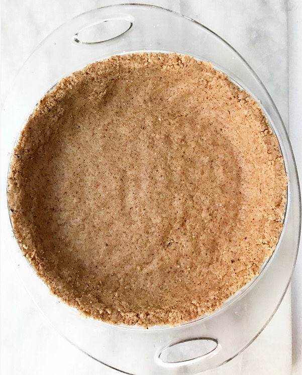 Pumpkin Pie with Toasted Pecan Crust {Vegan, Gluten-Free}