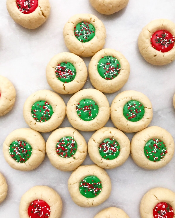 Holiday Icing Thumbprints