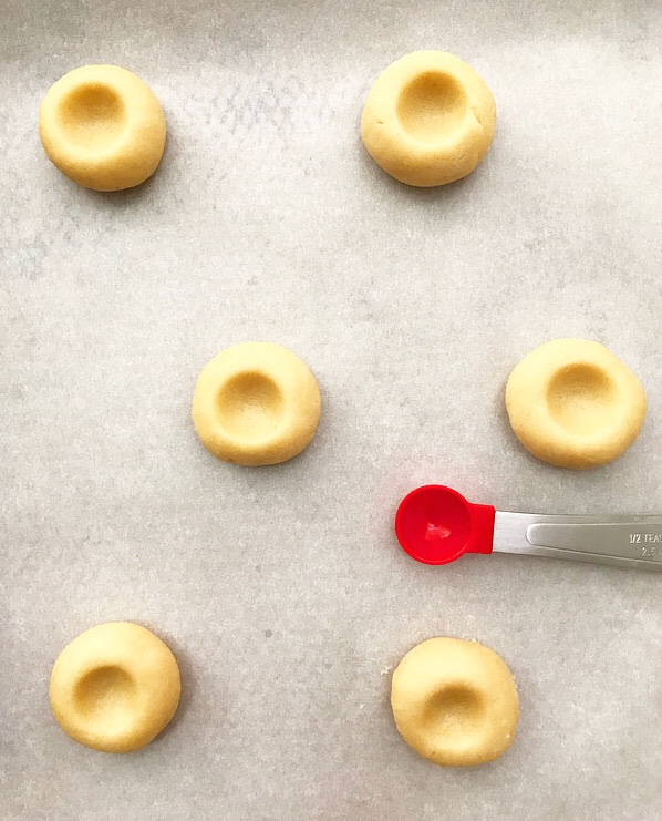 Holiday Icing Thumbprints