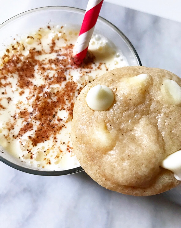 Soft & Chewy Eggnog Cookies
