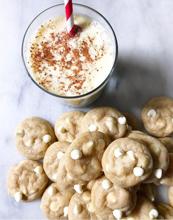 Soft & Chewy Eggnog Cookies