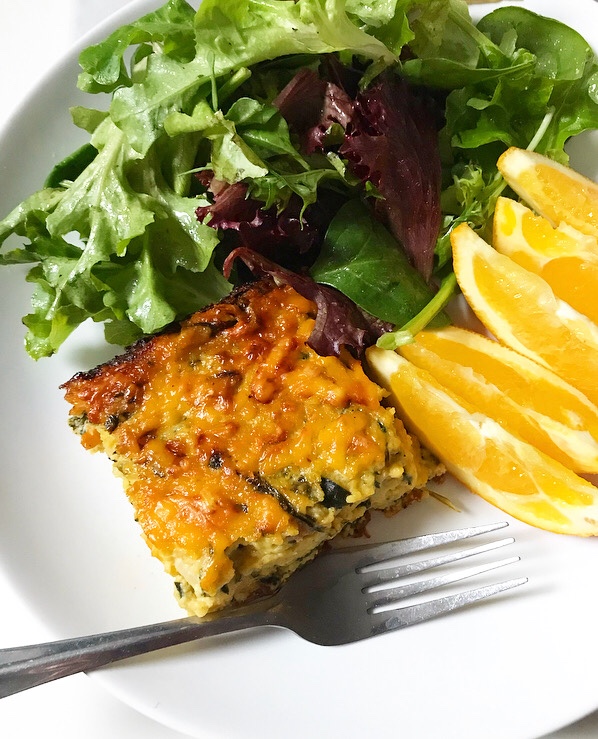 Polenta Breakfast Bake