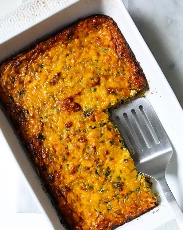 Polenta Breakfast Bake