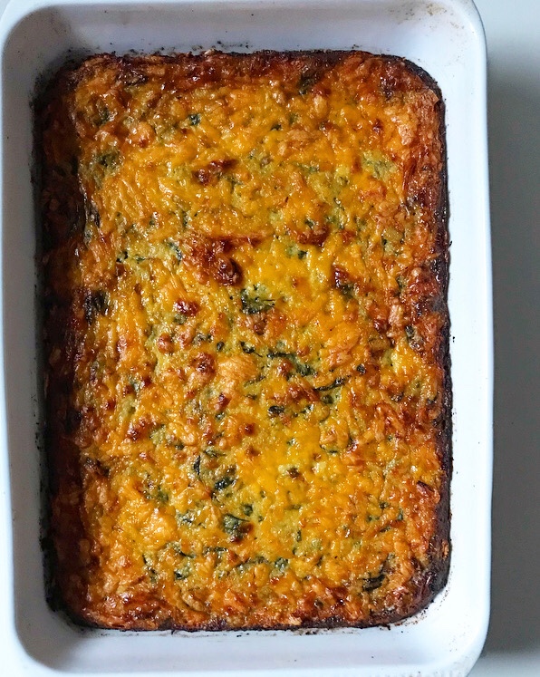 Polenta Breakfast Bake