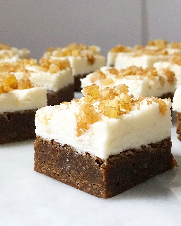 Gingerbread Blondies